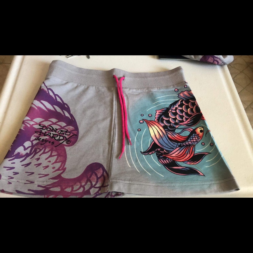 Ed Hardy mini skirt